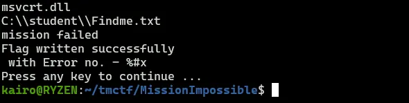 Strings inside MissionImpossible.exe