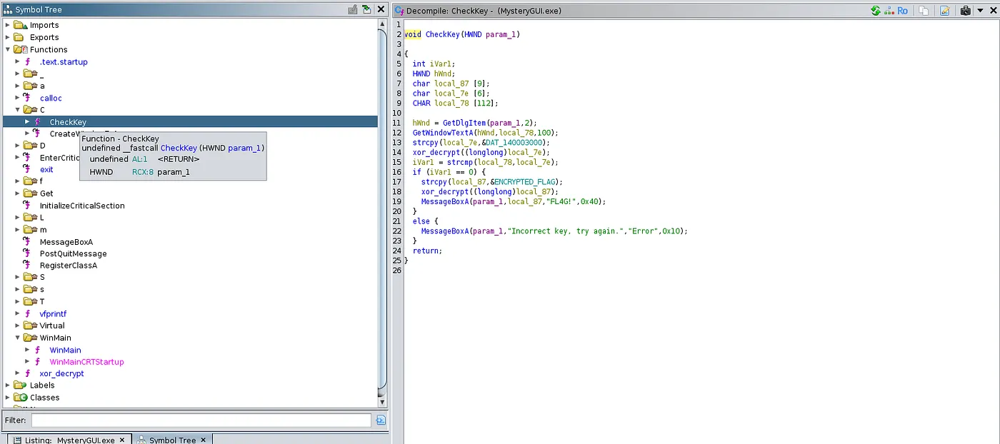 CheckKey function